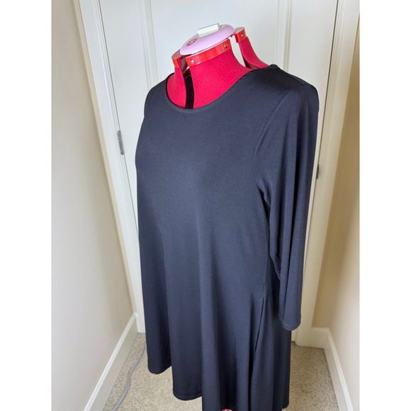 Women's Nina Leonard Black Dress XL - Picture 5 of 12